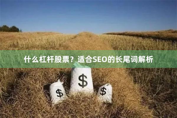 什么杠杆股票？适合SEO的长尾词解析
